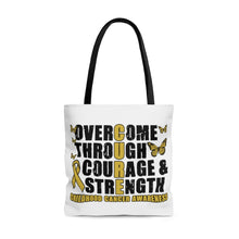 Load image into Gallery viewer, Overcome Childhood Cancer Tote Bag