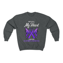 Load image into Gallery viewer, Alzheimer's My Heart Sweater