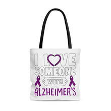 Load image into Gallery viewer, Alzheimer's Love Tote Bag