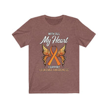 Load image into Gallery viewer, Leukemia My Heart T-shirt