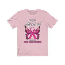 Load image into Gallery viewer, Breast Cancer My Heart Tee