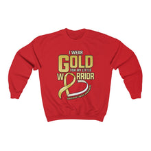 Load image into Gallery viewer, Childhood Cancer Warrior Sweater