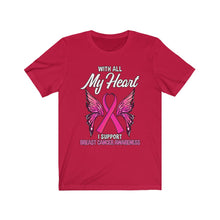 Load image into Gallery viewer, Breast Cancer My Heart Tee