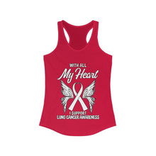 Load image into Gallery viewer, Lung Cancer My Heart Tank Top