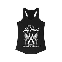 Load image into Gallery viewer, Lung Cancer My Heart Tank Top