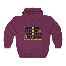 Load image into Gallery viewer, Overcome Childhood Cancer Hoodie