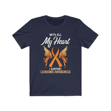 Load image into Gallery viewer, Leukemia My Heart T-shirt