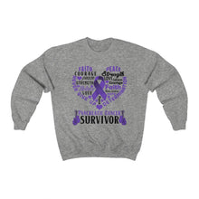 Load image into Gallery viewer, Pancreatic Cancer Survivor Sweater