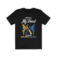 Load image into Gallery viewer, Down Syndrome My Heart T-shirt