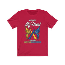 Load image into Gallery viewer, Down Syndrome My Heart T-shirt