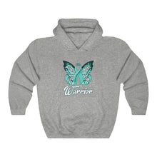 Load image into Gallery viewer, Ovarian Cancer Warrior Hoodie