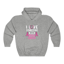 Load image into Gallery viewer, Breast Cancer Love Hoodie