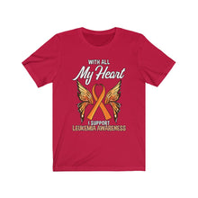 Load image into Gallery viewer, Leukemia My Heart T-shirt
