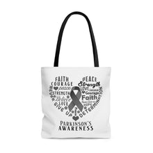 Load image into Gallery viewer, Parkinson's Awareness Tote Bag