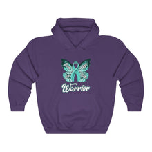 Load image into Gallery viewer, Ovarian Cancer Warrior Hoodie