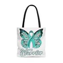Load image into Gallery viewer, Ovarian Cancer Warrior Tote Bag