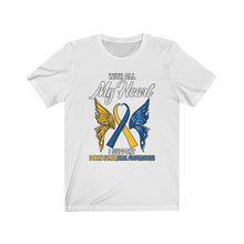 Load image into Gallery viewer, Down Syndrome My Heart T-shirt