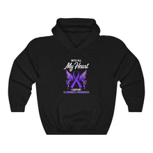 Load image into Gallery viewer, Alzheimer's My Heart Hoodie