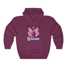 Load image into Gallery viewer, Thyroid Cancer Warrior Hoodie