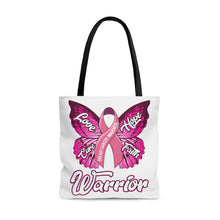 Load image into Gallery viewer, Breast Cancer Warrior Tote Bag