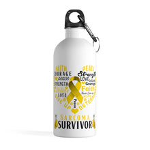Load image into Gallery viewer, Sarcoma Survivor Steel Bottle