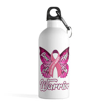 Load image into Gallery viewer, Breast Cancer Warrior Steel Bottle