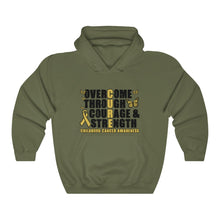 Load image into Gallery viewer, Overcome Childhood Cancer Hoodie