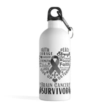 Load image into Gallery viewer, Brain Cancer Survivor Steel Bottle