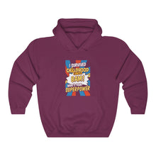 Load image into Gallery viewer, Survived Childhood Cancer Hoodie