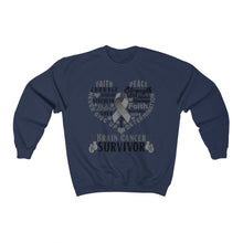 Load image into Gallery viewer, Brain Cancer Survivor Sweater