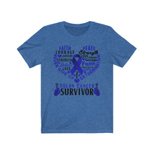 Load image into Gallery viewer, Colon Cancer Survivor T-shirt