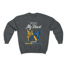 Load image into Gallery viewer, Down Syndrome My Heart Sweater