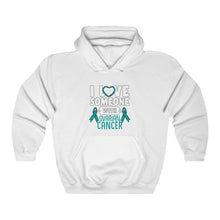 Load image into Gallery viewer, Ovarian Cancer Love Hoodie