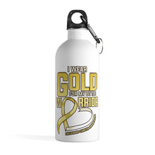 Load image into Gallery viewer, Childhood Cancer Warrior Steel Bottle