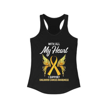 Load image into Gallery viewer, Childhood Cancer My Heart Tank Top