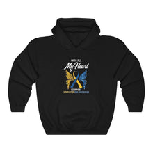 Load image into Gallery viewer, Down Syndrome My Heart Hoodie