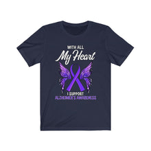 Load image into Gallery viewer, Alzheimer's My Heart T-shirt