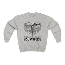 Load image into Gallery viewer, Brain Cancer Survivor Sweater