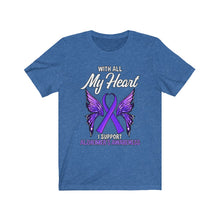 Load image into Gallery viewer, Alzheimer's My Heart T-shirt