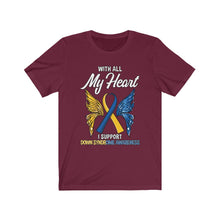 Load image into Gallery viewer, Down Syndrome My Heart T-shirt