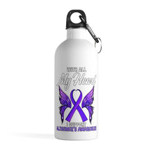 Load image into Gallery viewer, Alzheimer's My Heart Steel Bottle