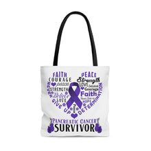 Load image into Gallery viewer, Pancreatic Cancer Survivor Tote Bag