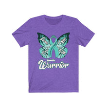 Load image into Gallery viewer, Ovarian Cancer Warrior T-shirt