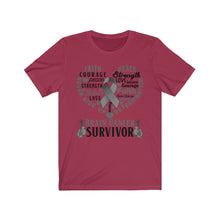 Load image into Gallery viewer, Brain Cancer Survivor T-shirt
