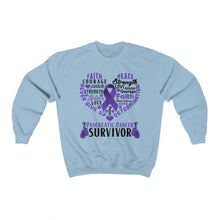 Load image into Gallery viewer, Pancreatic Cancer Survivor Sweater