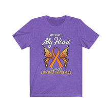 Load image into Gallery viewer, Leukemia My Heart T-shirt
