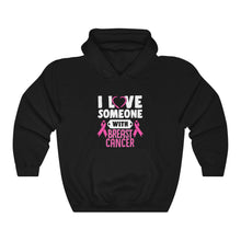 Load image into Gallery viewer, Breast Cancer Love Hoodie