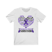 Load image into Gallery viewer, Pancreatic Cancer Survivor T-shirt