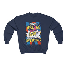 Load image into Gallery viewer, Survived Breast Cancer Sweater