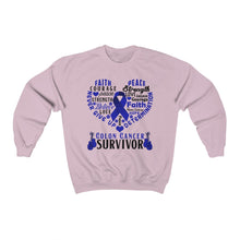 Load image into Gallery viewer, Colon Cancer Survivor Sweater